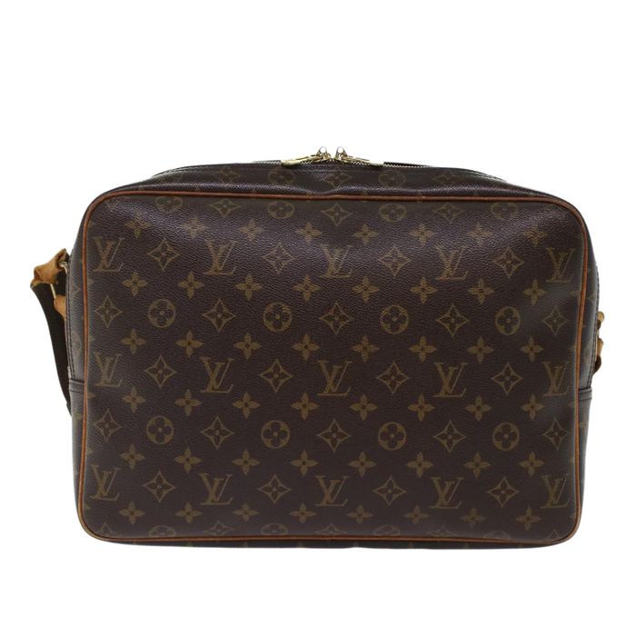 LOUIS VUITTON Monogram Reporter GM Shoulder Bag M45252 LV Auth