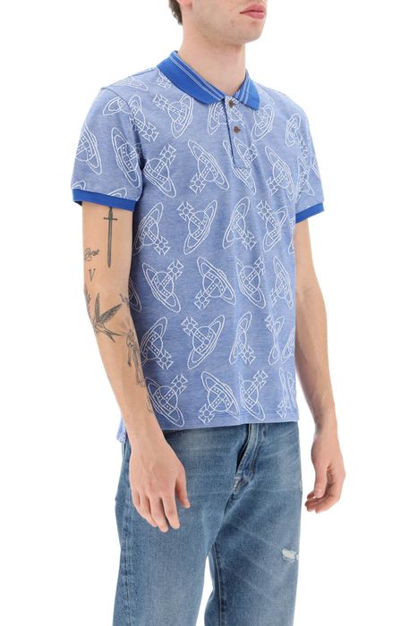 Vivienne Westwood Vivienne westwood jacquard orb polo shirt | Grailed