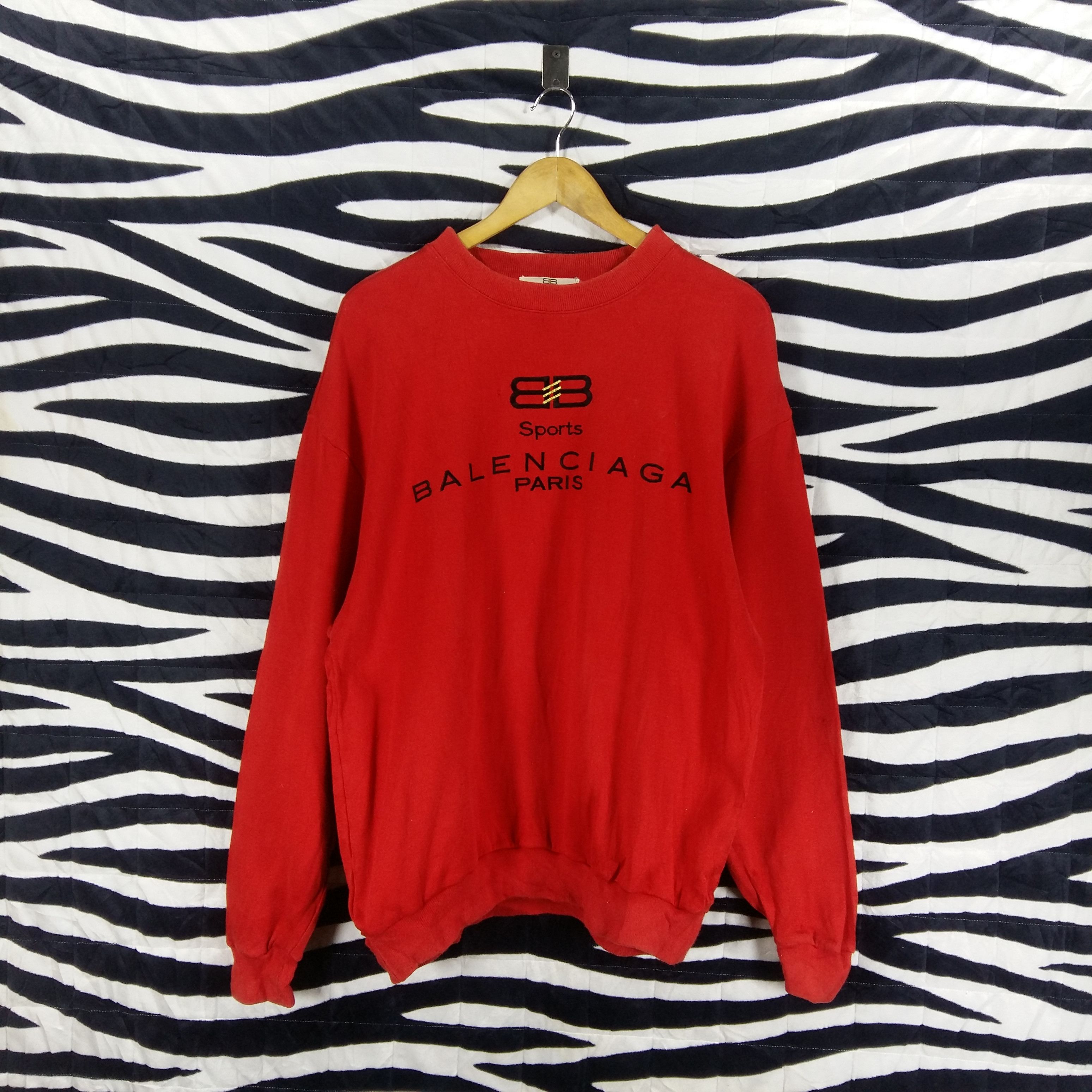 Vintage balenciaga sweatshirt sale