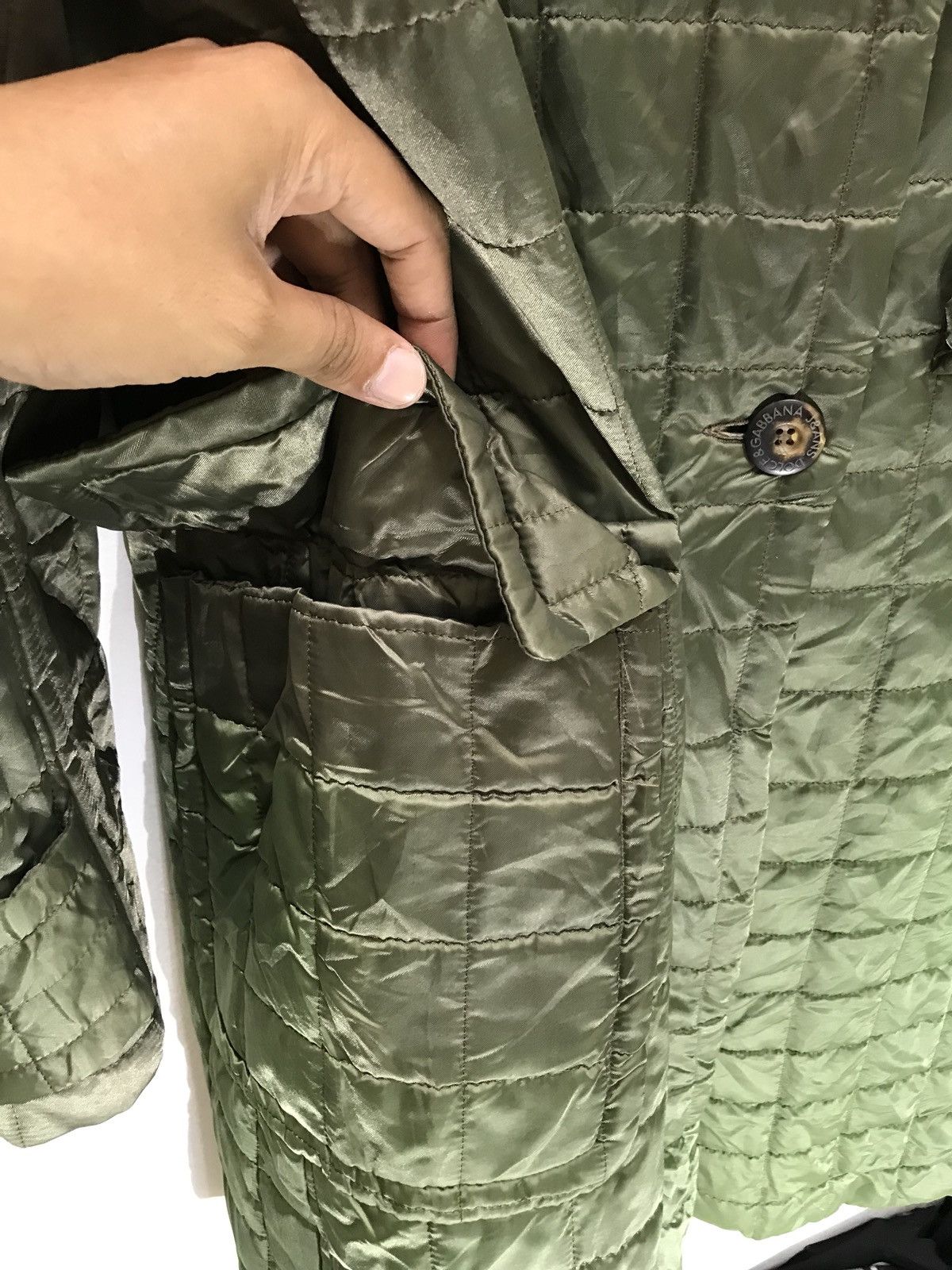 Dolce & Gabbana Dolce & Gabbana Double Breast Chesterfield Nylon Size US M / EU 48-50 / 2 - 4 Thumbnail