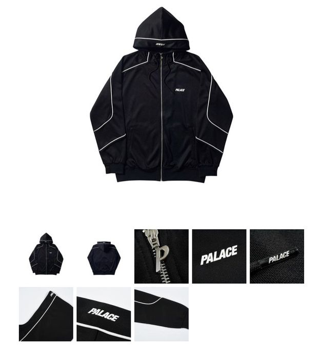 Palace pipeline hooded hot sale track jacket