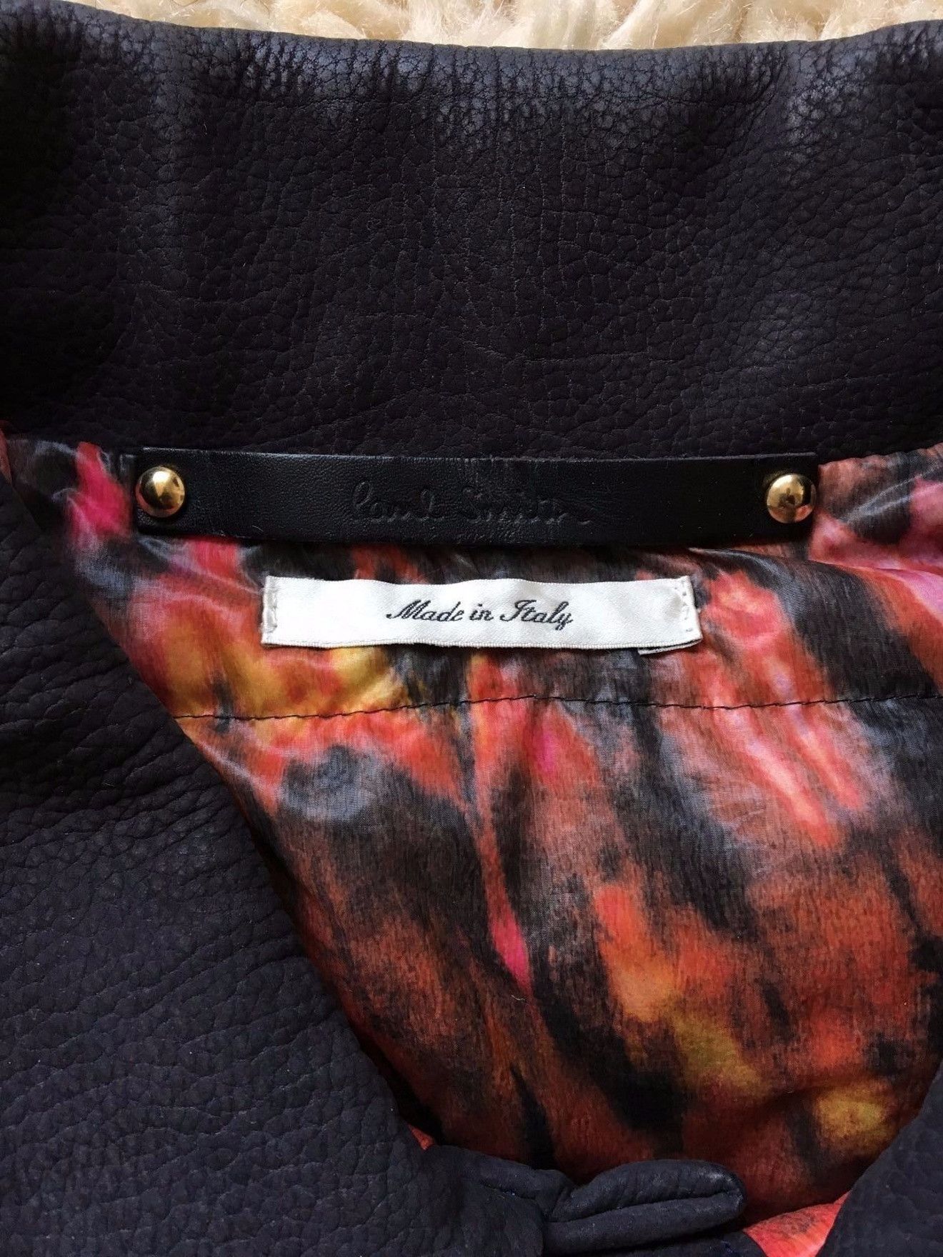 Paul Smith Mainline Navy Suede-Leather Down Filled Jacket Size US M / EU 48-50 / 2 - 3 Thumbnail
