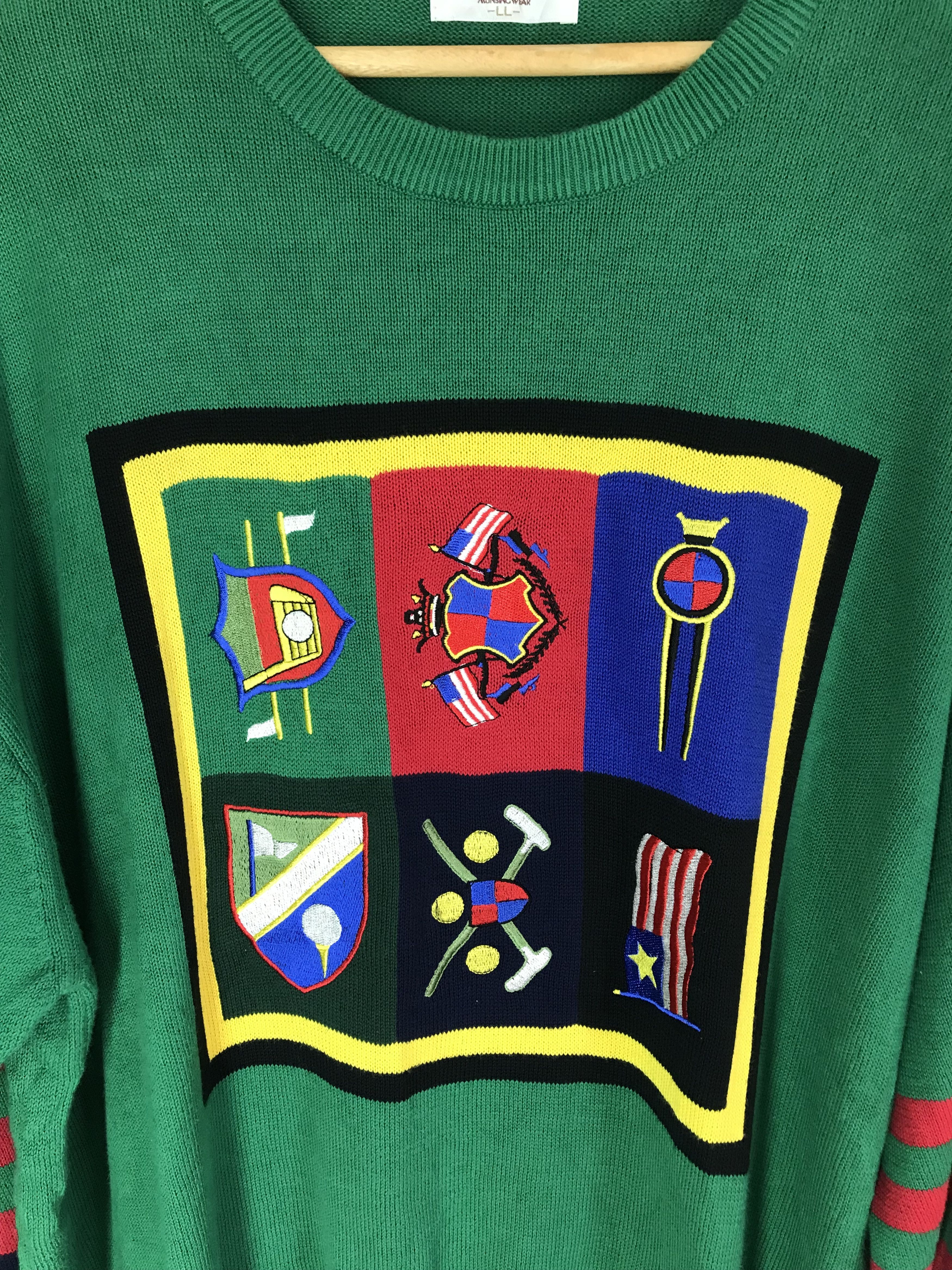 Grand Slam Vintage GRANDSLAM MUNSINGWEAR Embroidered Knitwear Shirt Size US XL / EU 56 / 4 - 6 Thumbnail