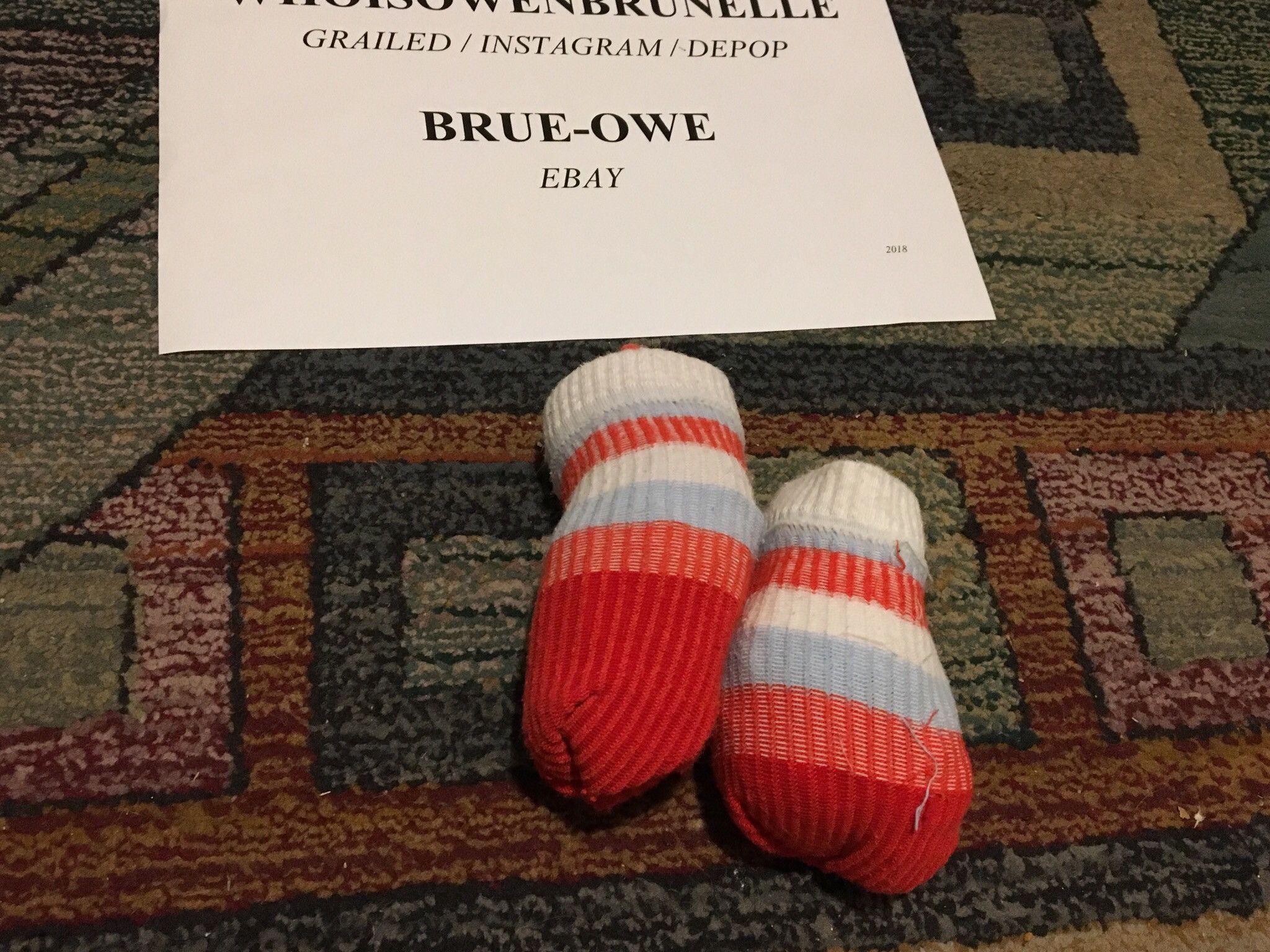 Gosha Rubchinskiy SS16 Red Russian Flag Socks Size ONE SIZE - 4 Thumbnail