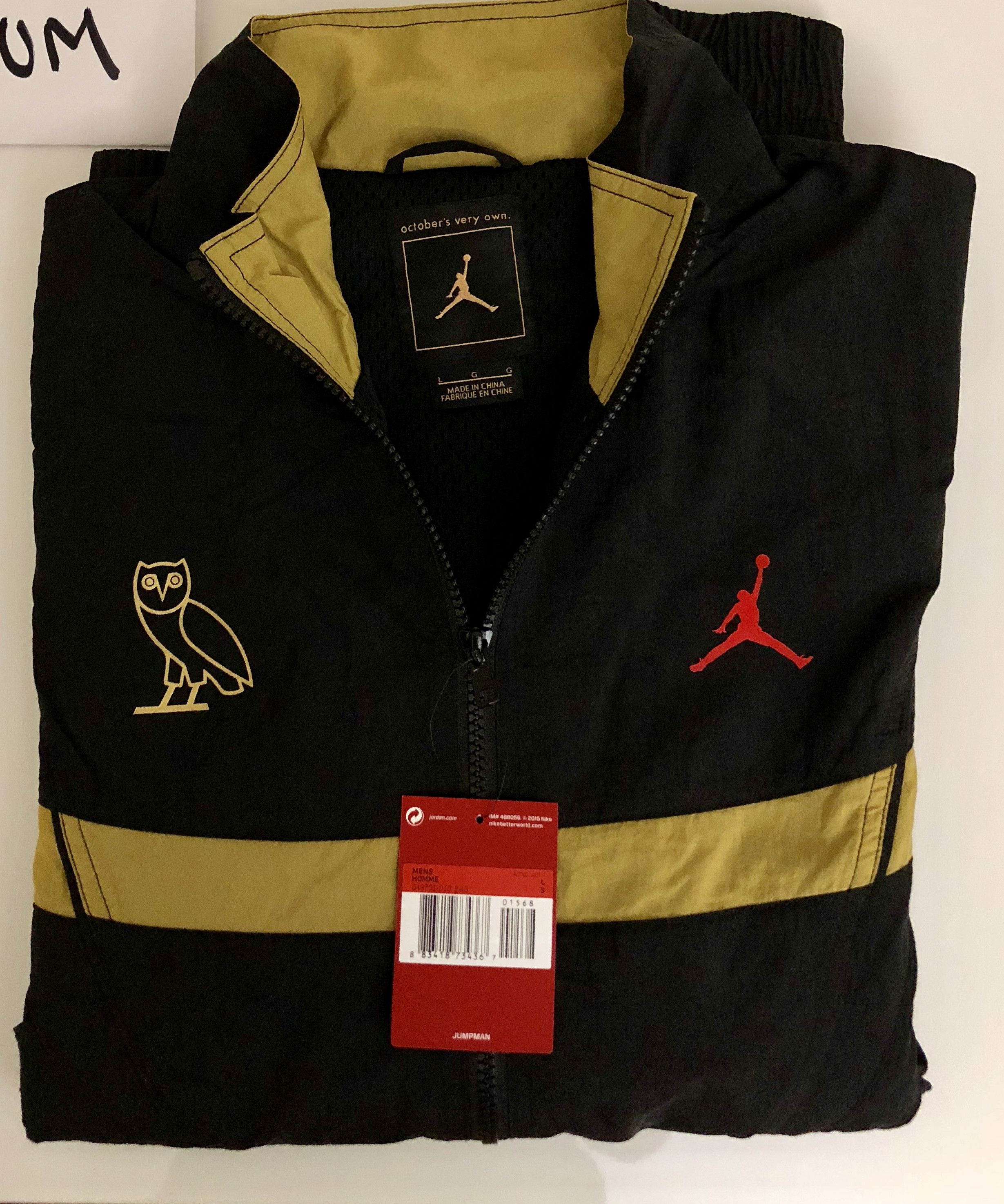 Jordan x clearance ovo jacket