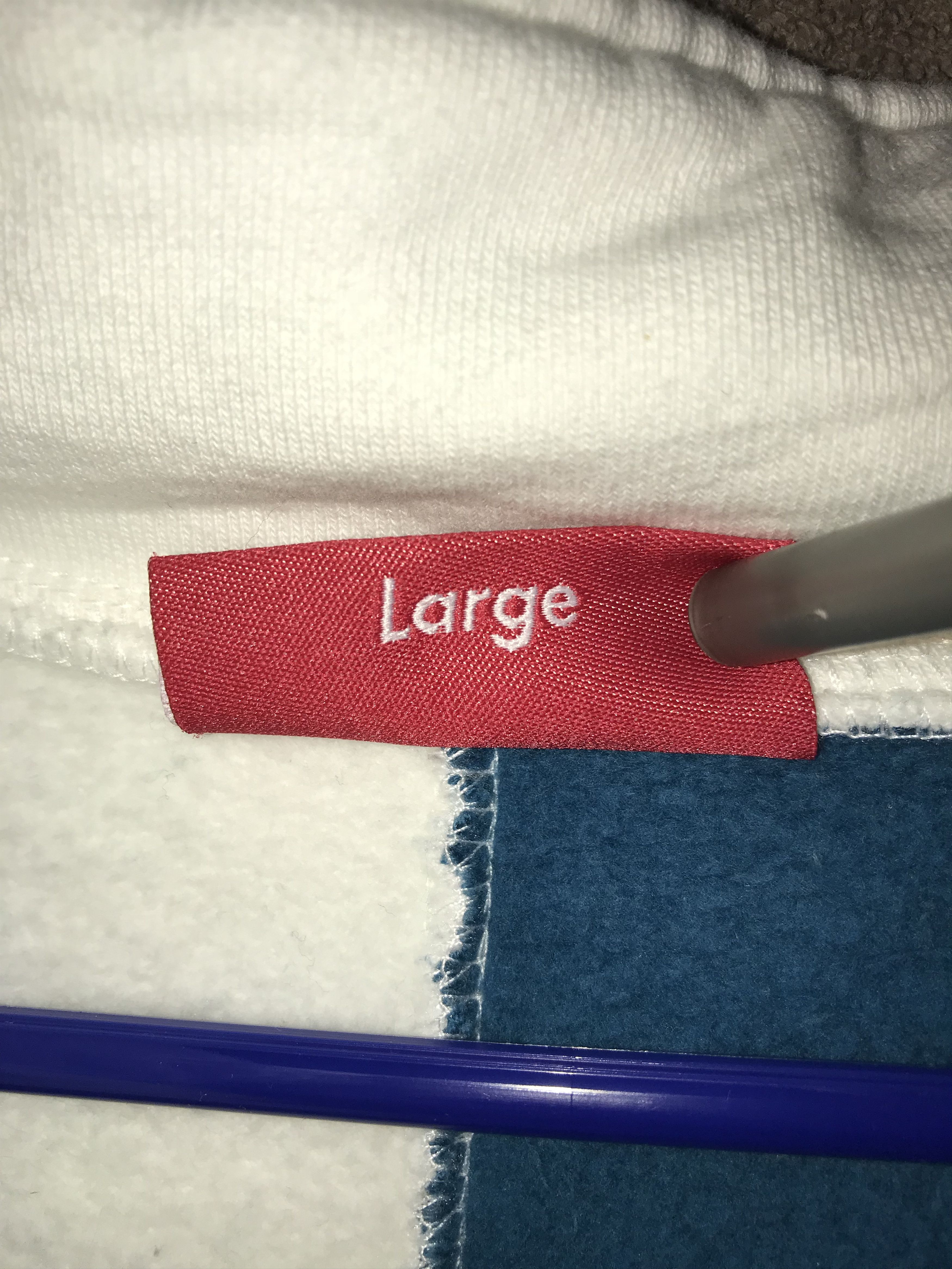 Supreme Color Blocked Half Zip Sweatshirt Teal/Orange Size US L / EU 52-54 / 3 - 5 Thumbnail