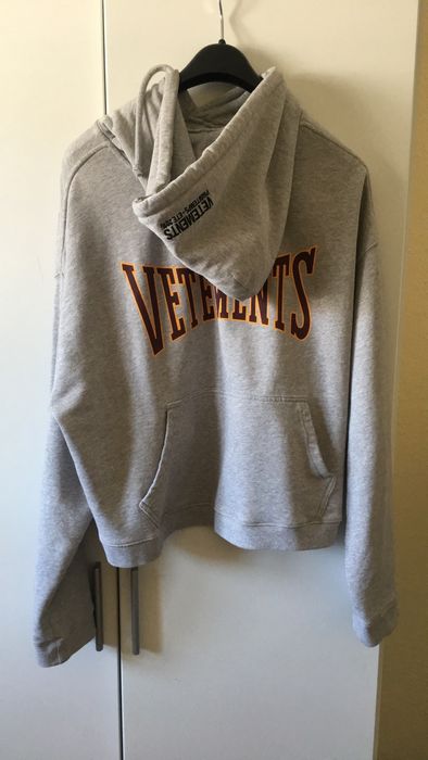 Vetements reversible 2025 hoodie grey