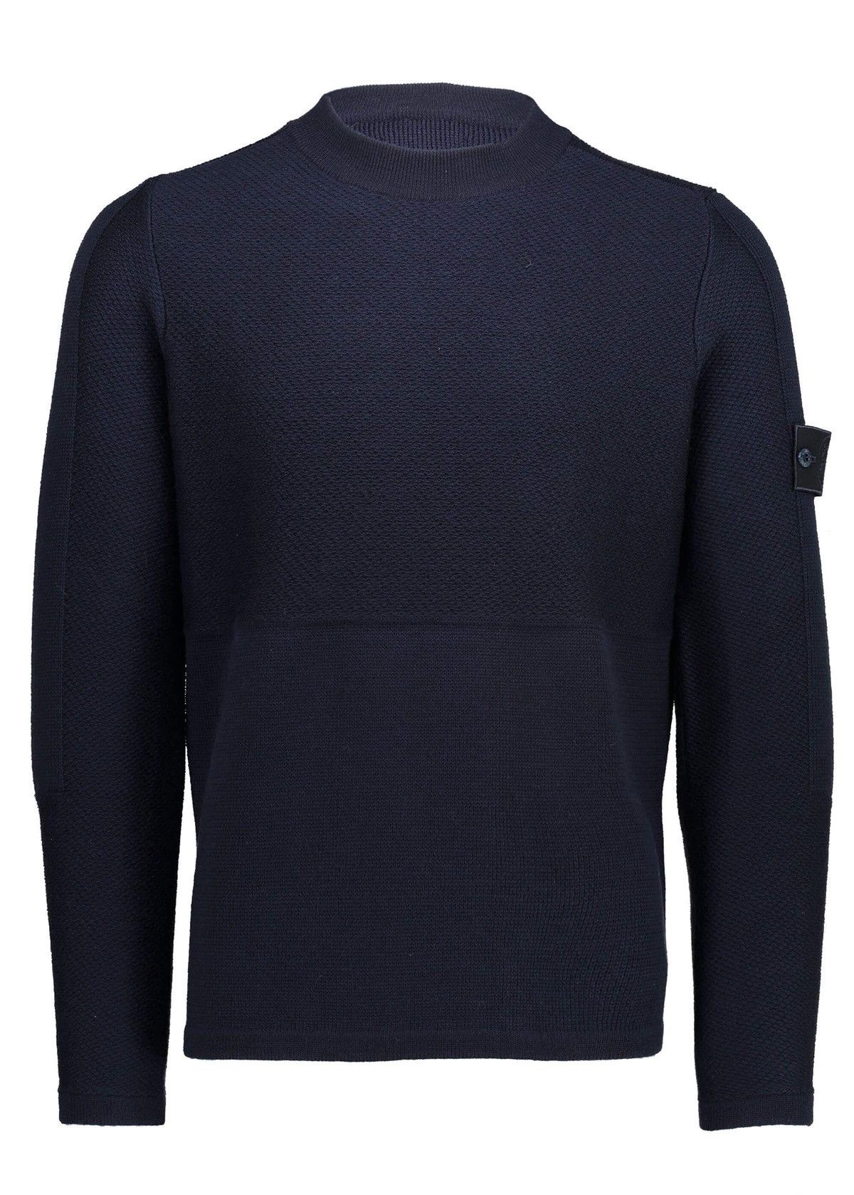Stone Island STONE ISLAND GHOST PIECE CREW NECK KNIT NAVY | Grailed