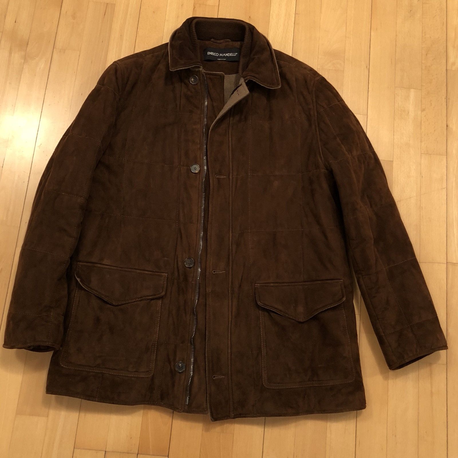 Enrico Mandelli Very Nice Brown Leather Jacket Grailed