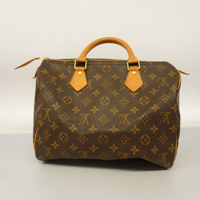 Auth Louis Vuitton Monogram Speedy 30 M41108 Women's Handbag