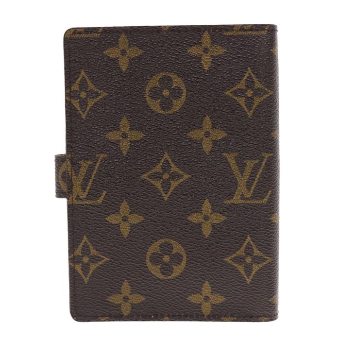 Louis Vuitton Notebook Cover Agenda PM Brown Monogram R20005