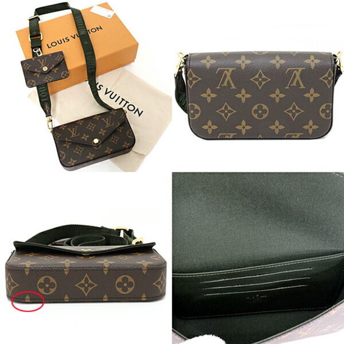 LOUIS VUITTON M80091 Monogram Multi-Pochette-Felicie pouch Shoulder Bag