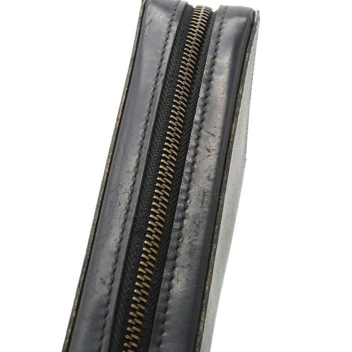 LOUIS VUITTON Zippy XL M61698 Monogram Eclipse Black Silver Hardware Long  Wallet