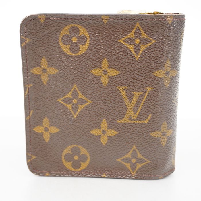 Auth LOUIS VUITTON Monogram M61667 Compact Zip Bifold Wallet Purse