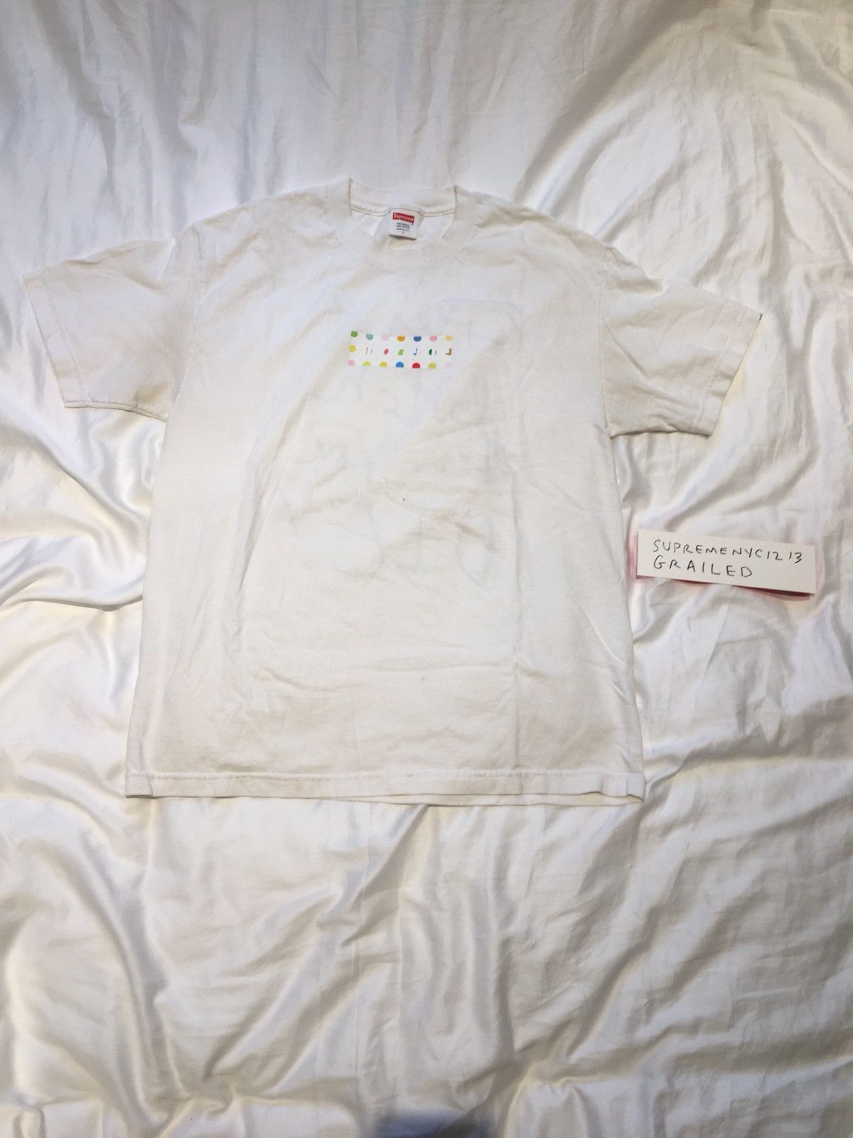 Supreme Damien Hirst Box Logo Tee Size US L / EU 52-54 / 3 - 2 Thumbnail