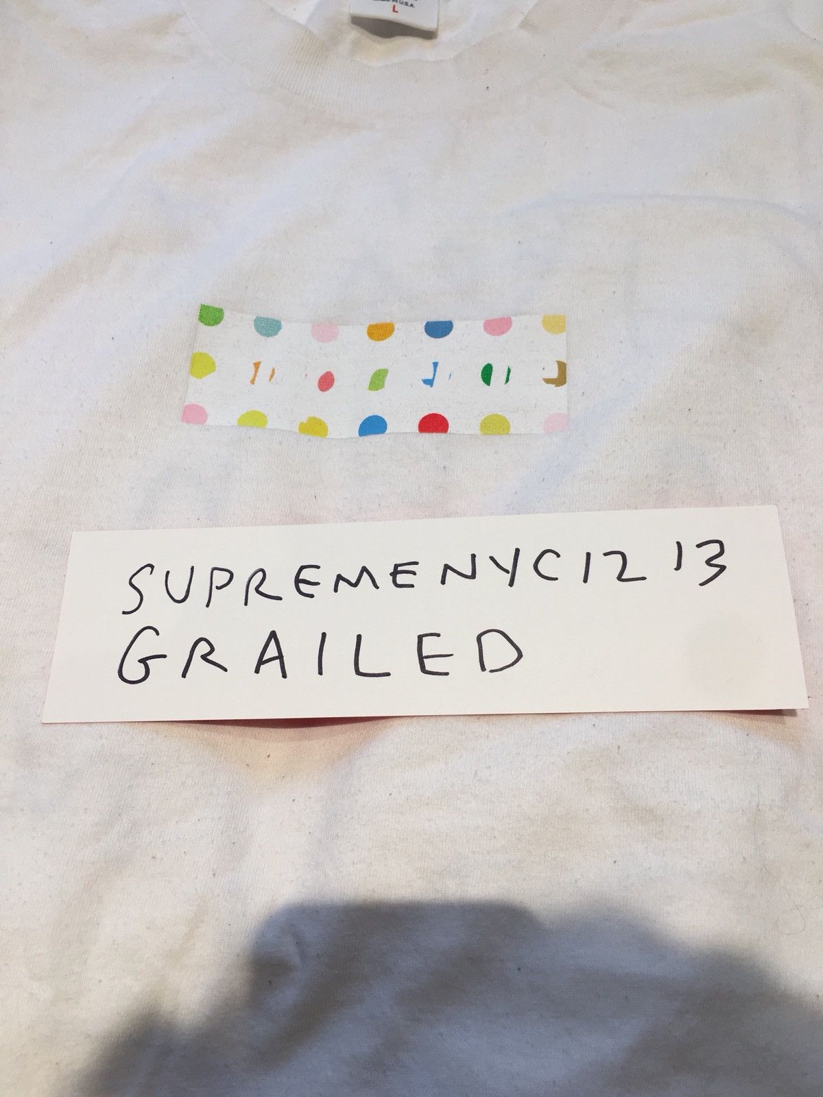 Supreme Damien Hirst Box Logo Tee Size US L / EU 52-54 / 3 - 3 Thumbnail