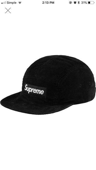 Supreme Supreme Corduroy Camp Cap | Grailed