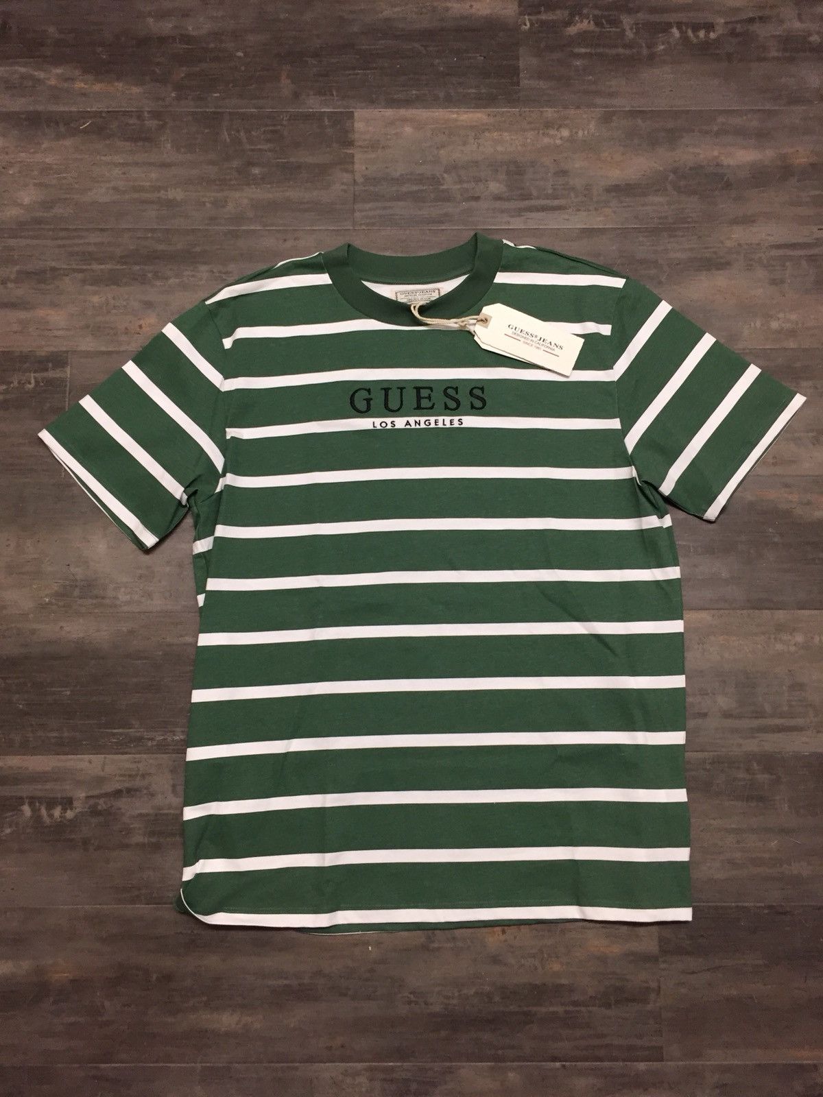 Guess doheny stripe clearance tee