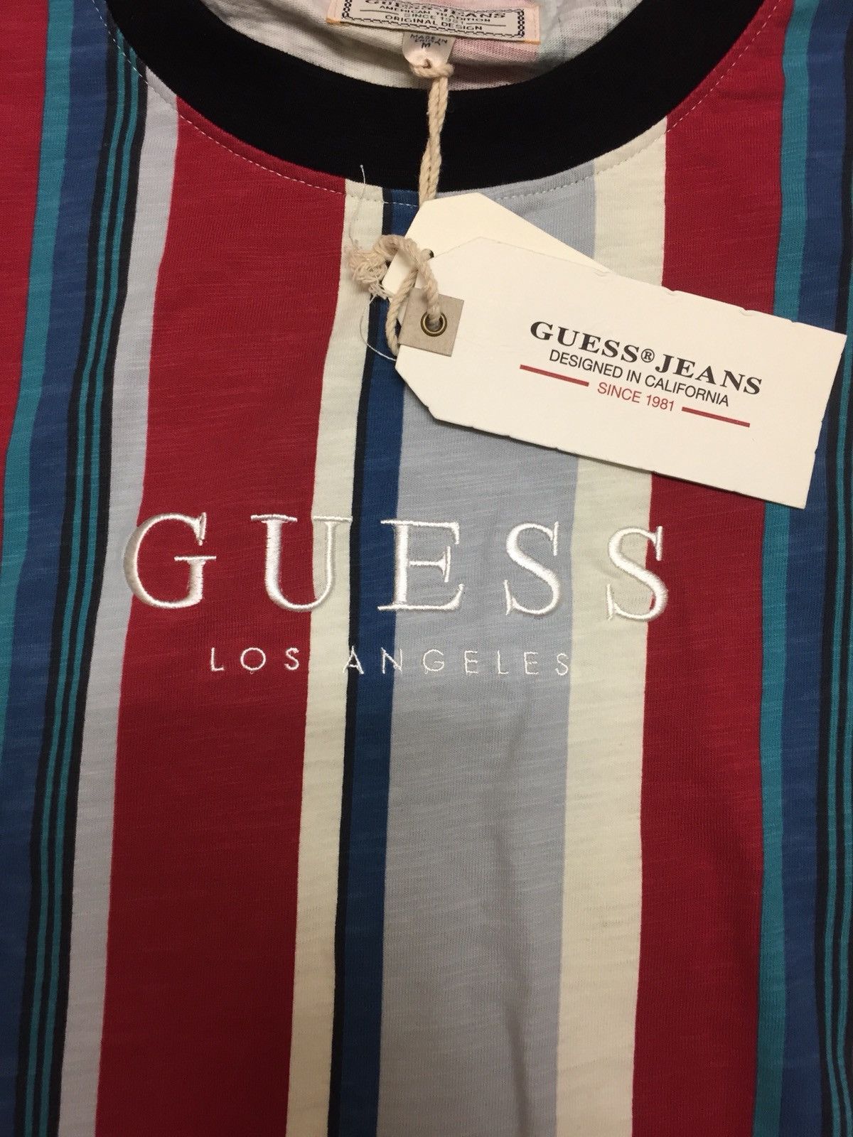 Guess Guess Originals Sayer Vertical Striped Tee Grailed