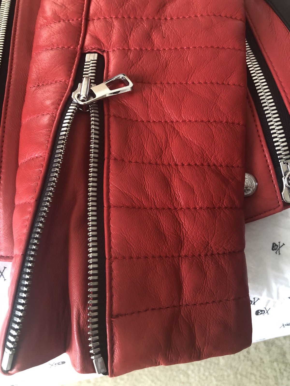 Balmain Leather Biker Jacket Size US M / EU 48-50 / 2 - 7 Thumbnail