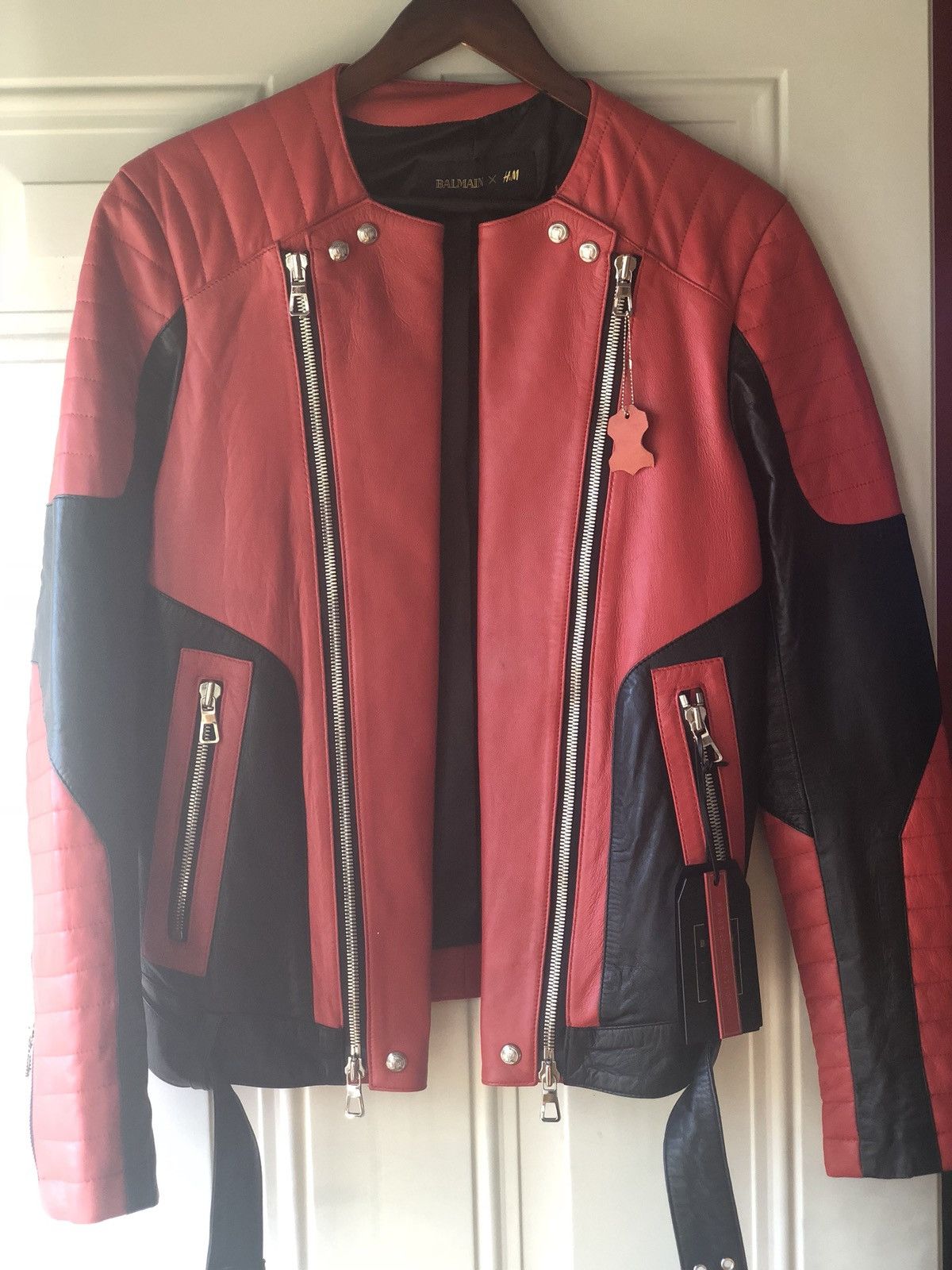 Balmain Leather Biker Jacket Size US M / EU 48-50 / 2 - 9 Thumbnail