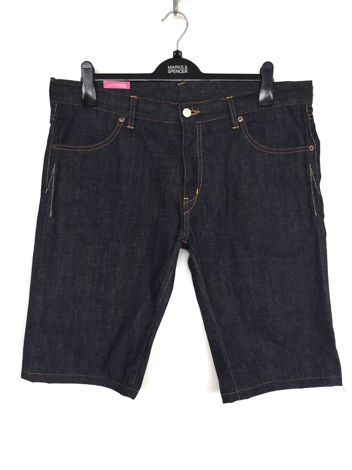 Swagger Japanese Denim Brand MackDaddy Indigo Blue Oversized Jorts Size US 38 / EU 54 - 2 Thumbnail