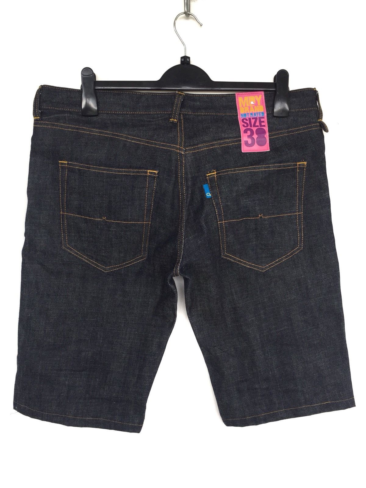 Swagger Japanese Denim Brand MackDaddy Indigo Blue Oversized Jorts Size US 38 / EU 54 - 6 Thumbnail