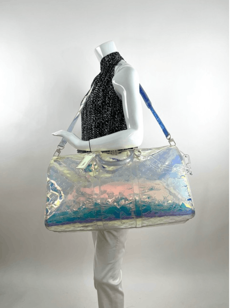 Louis Vuitton Louis Vuitton Prism Keepall Bandouliere 50 Travel Duffle Bag Size ONE SIZE - 3 Thumbnail