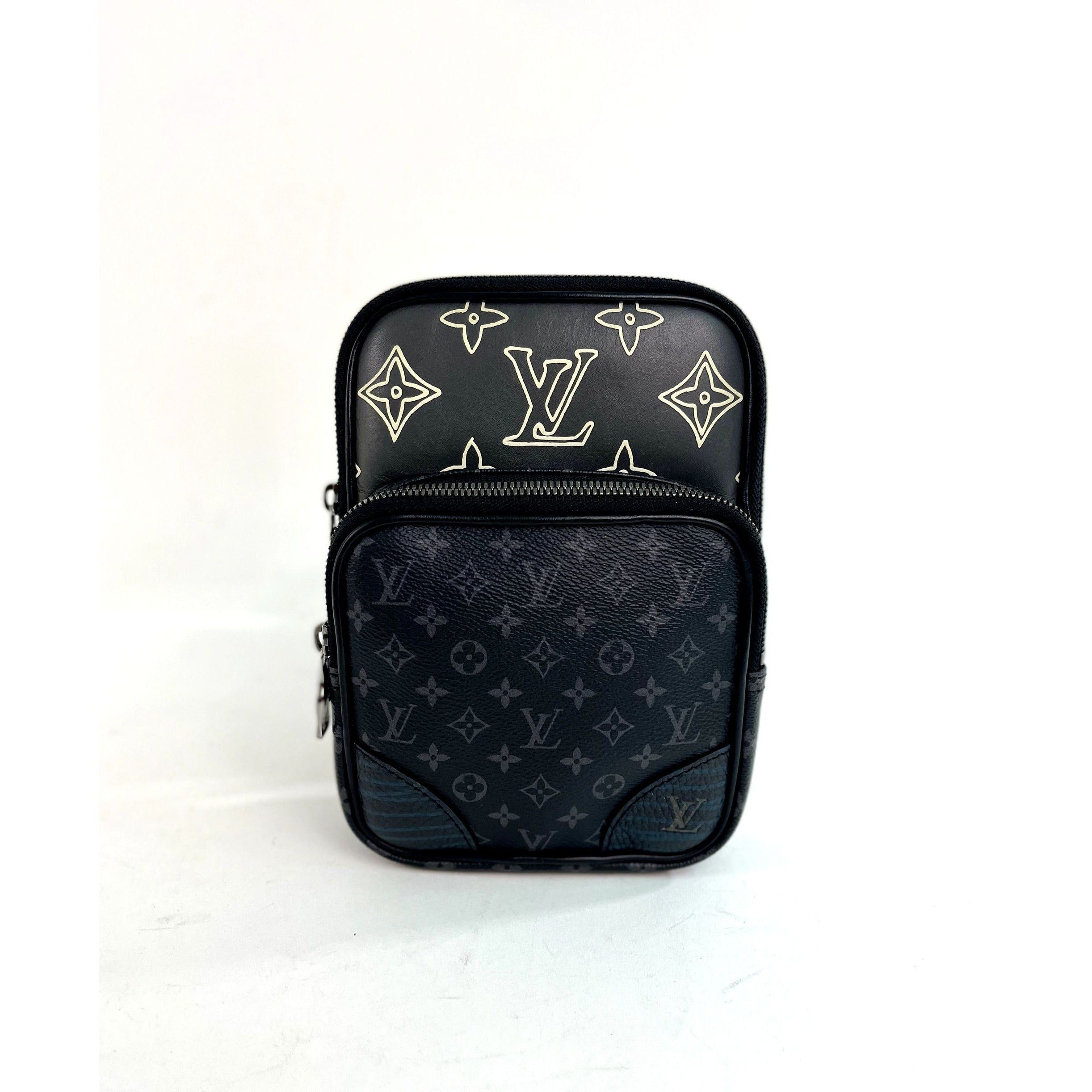 Louis Vuitton Monogram Eclipse Amazone Patchwork Sling Bag