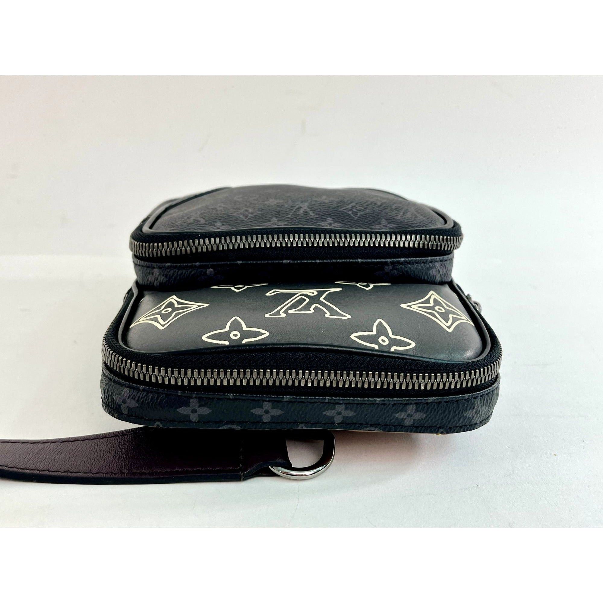 Louis Vuitton Monogram Eclipse Amazone Patchwork Sling Bag