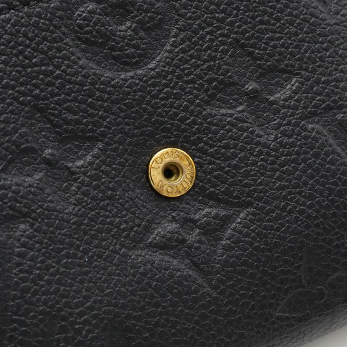 Louis Vuitton Empreinte Portefeuille M64060 Noir Mini Wallet W/BOX