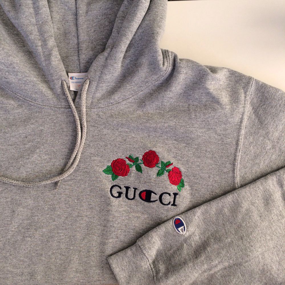 Ava nirui cheap gucci champion hoodie