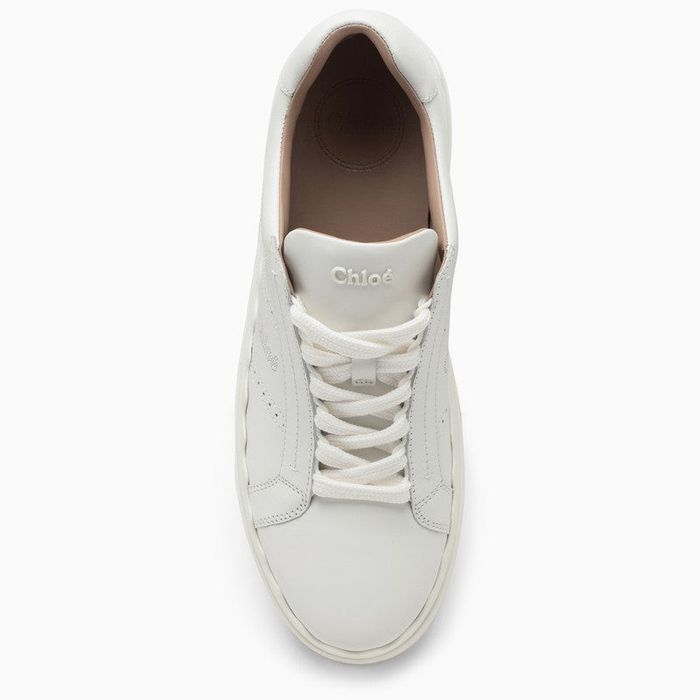 Chloe Chloé Low white leather trainer | Grailed