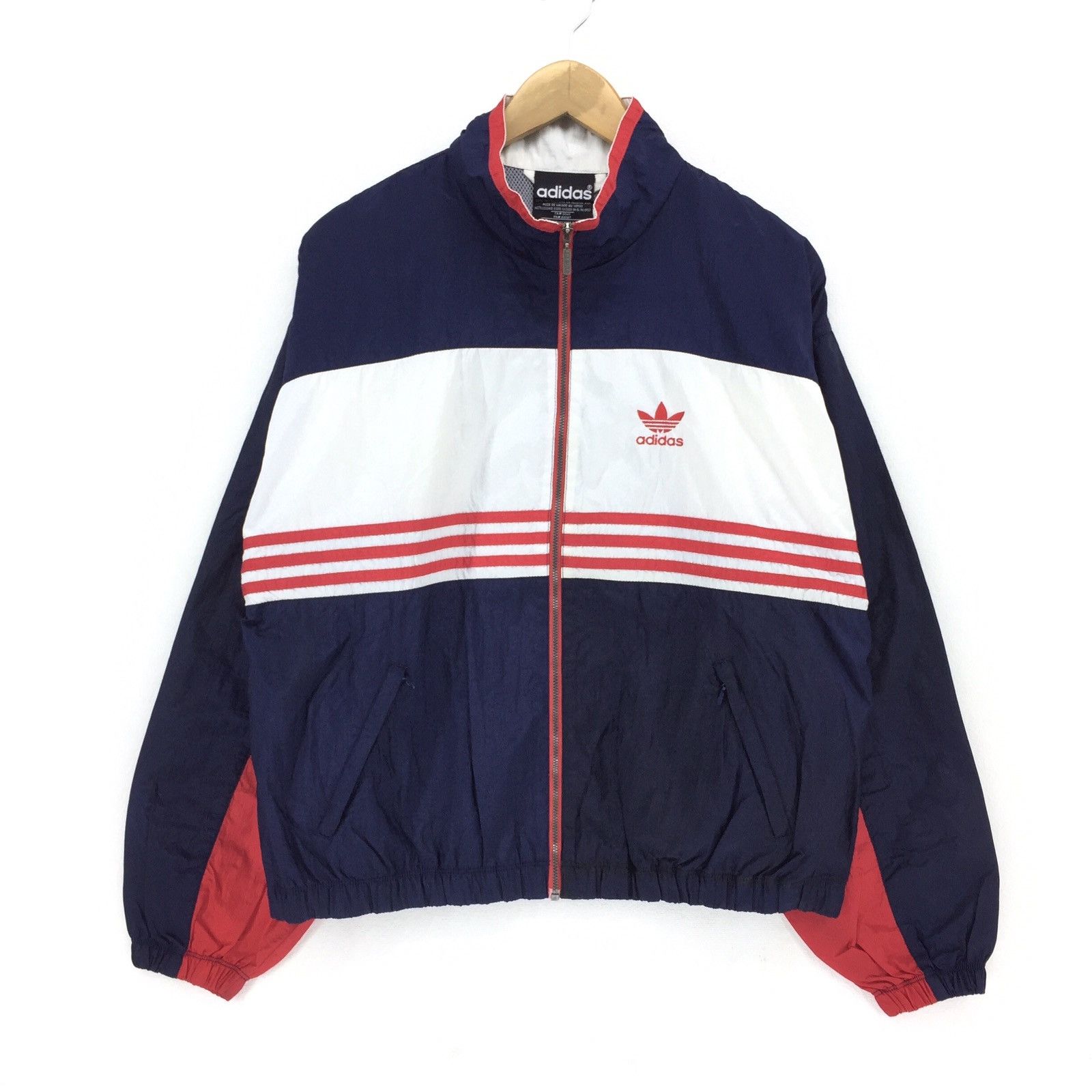 Vintage Adidas Track Jacket Mens M Kelly Green Blokecore