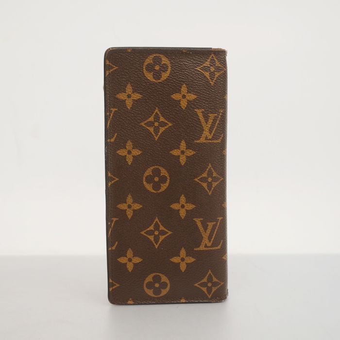 Louis Vuitton M69410 Folding Long Wallet Portefeuille Brazza Monogram  Macassar