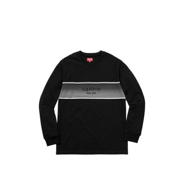 Hot Supreme Shadow Stripe L/s Top