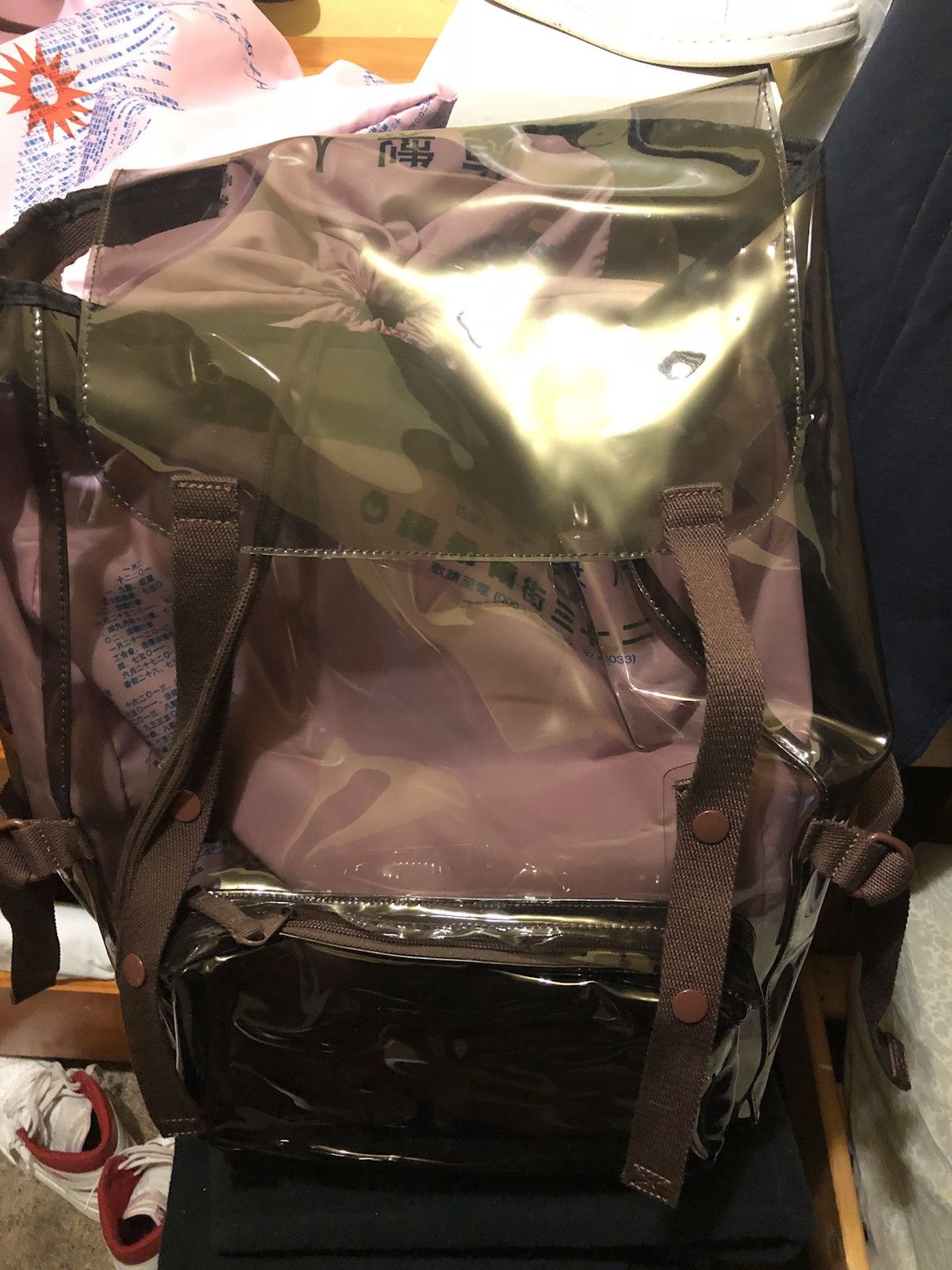 Eastpak × Raf Simons Raf Simons X Eastpak PVC Backpack | Grailed