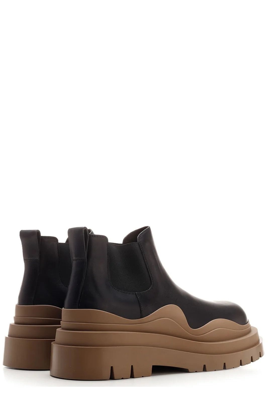 Bottega Veneta Bottega Veneta Tire Chelsea Boots with brown sole Size US 12 / EU 45 - 2 Thumbnail