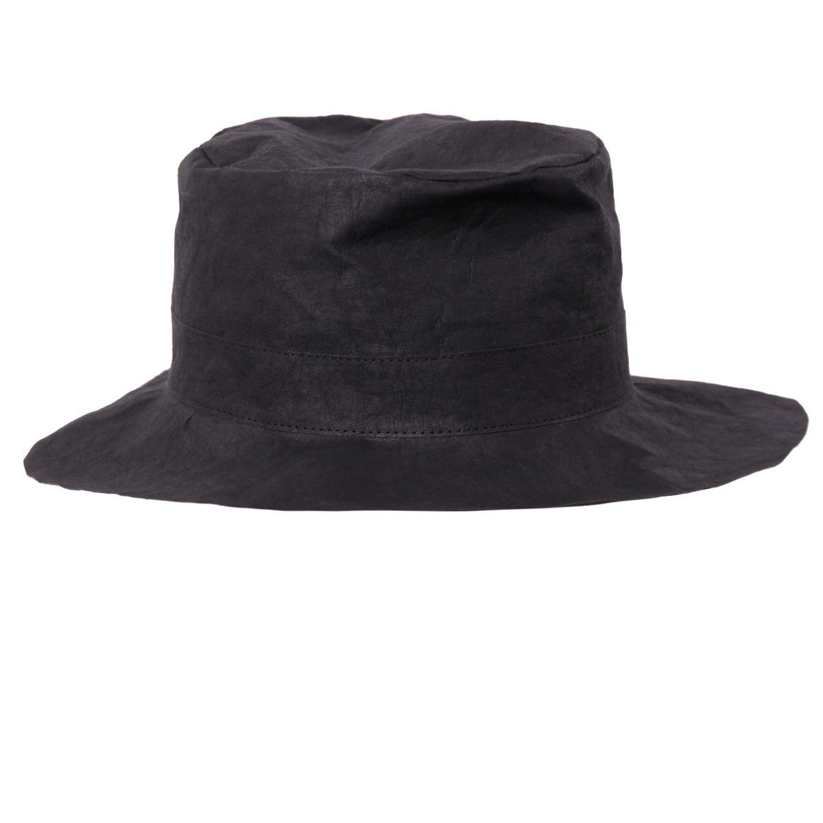 SCHA Walk Time Hat in Black Waxed Cotton Walk Time WXC-CB Hat — Navy – La Garçonne main image 4