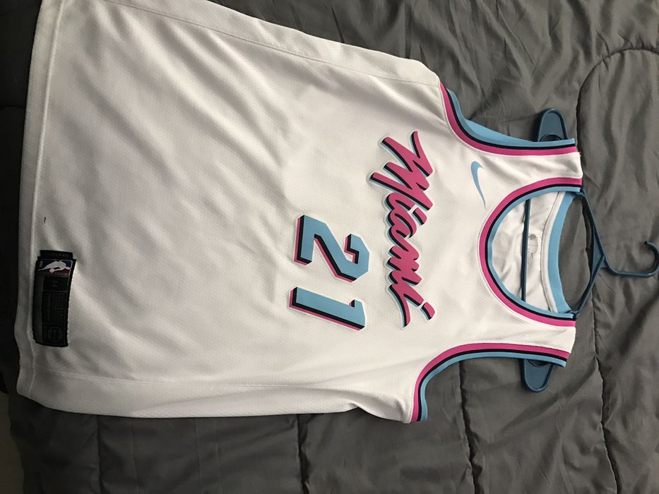 NBA Miami Heat Vice Jersey,NBA 2k14 Miami Heat Jersey,Hassan Whiteside Miami  Heat City Edition Jersey