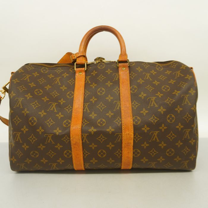 Auth LOUIS VUITTON Monogram Keepall Bandouliere 45 M41418