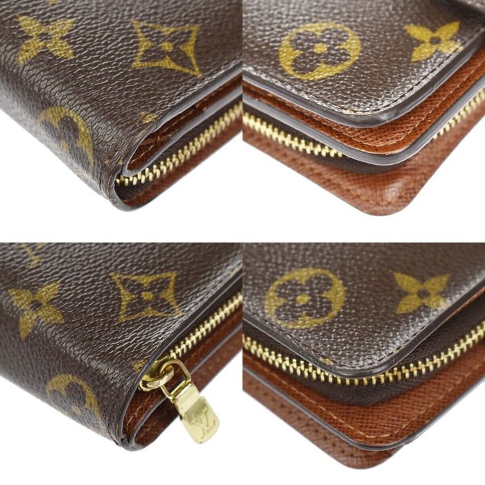Louis Vuitton Vernis Zippy Compact Wallet Bronze 141lvs429