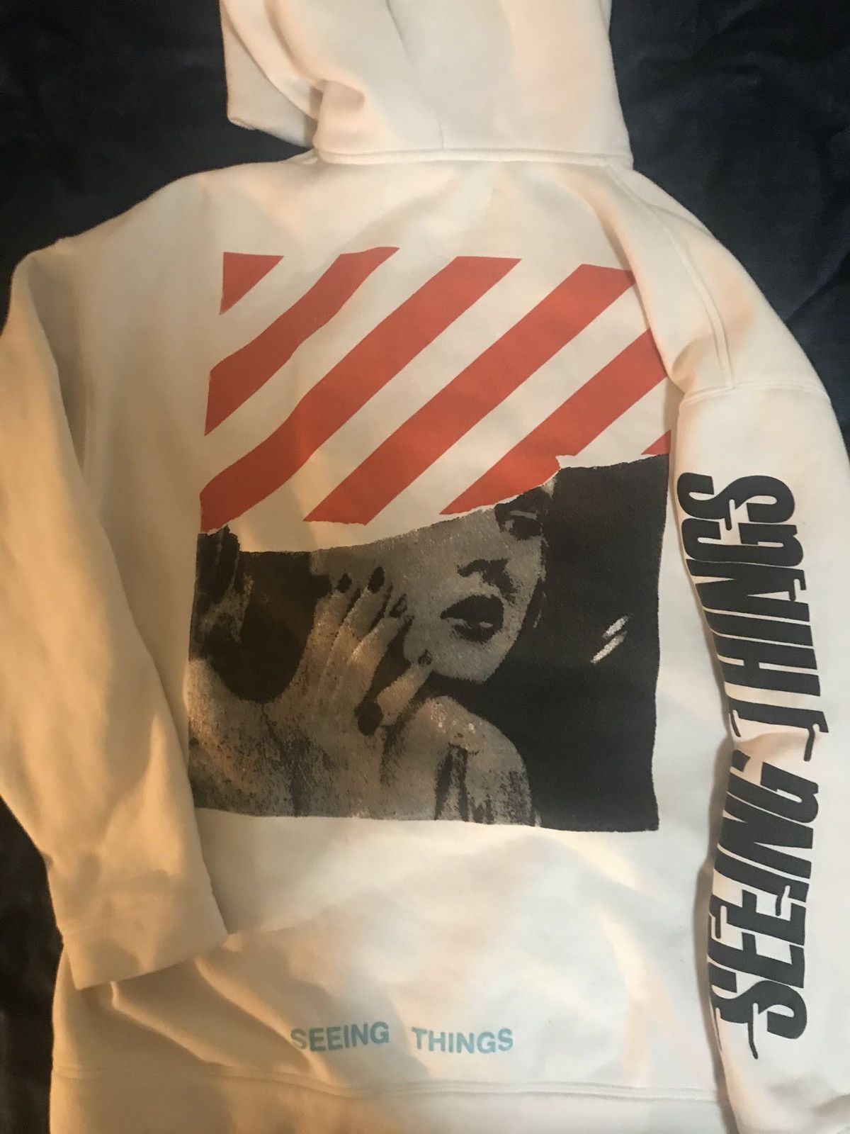 Off white clearance hoodie marilyn monroe