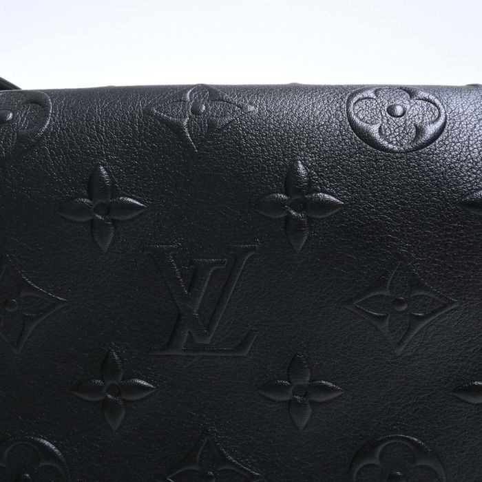 LOUIS VUITTON side trunk Monogram/Calf Leather Noir M21709