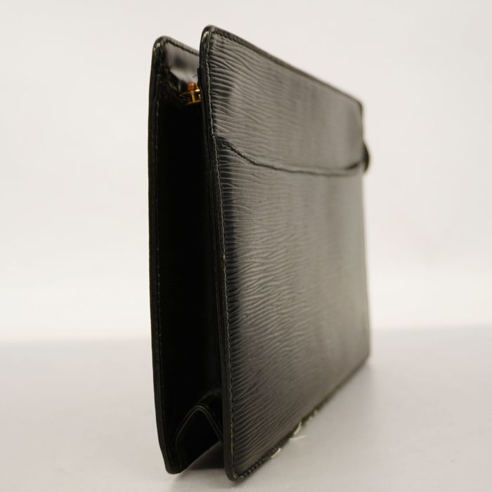 Louis-Vuitton-Epi-Pochette-Homme-Clutch-Bag-Noir-Black-M52522