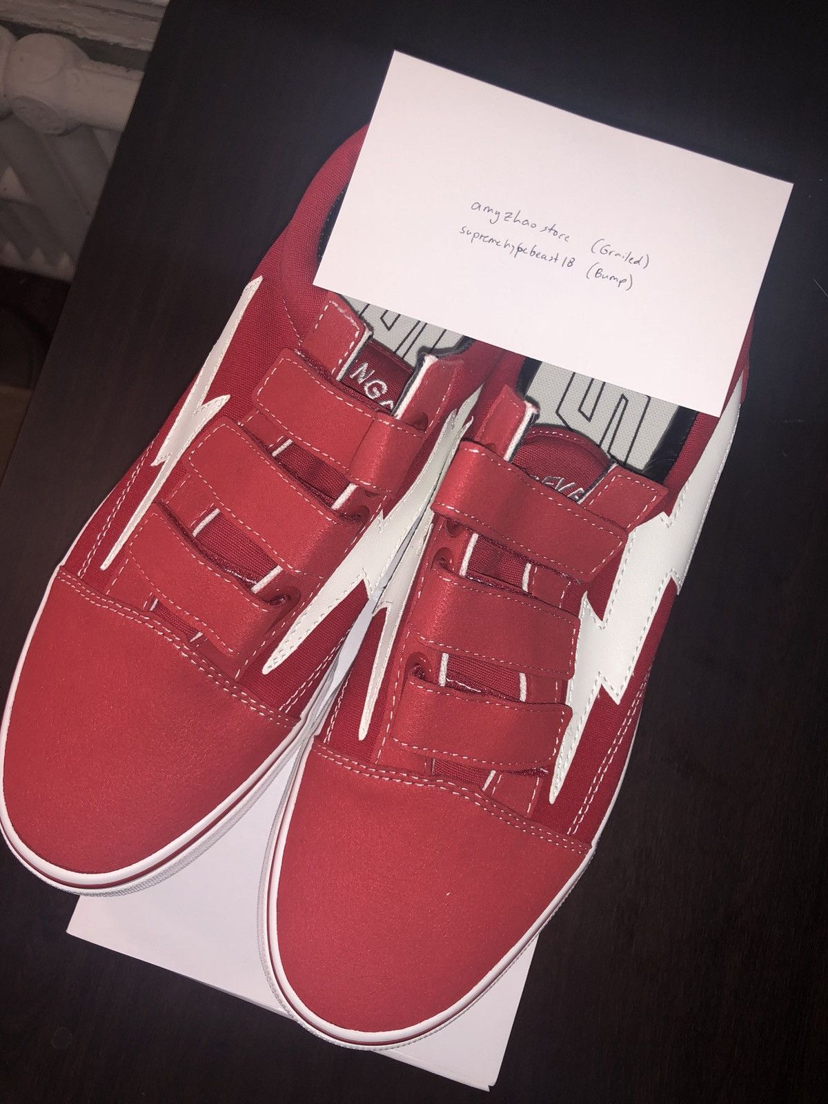 Other Revenge x Storm Velcro Red Grailed