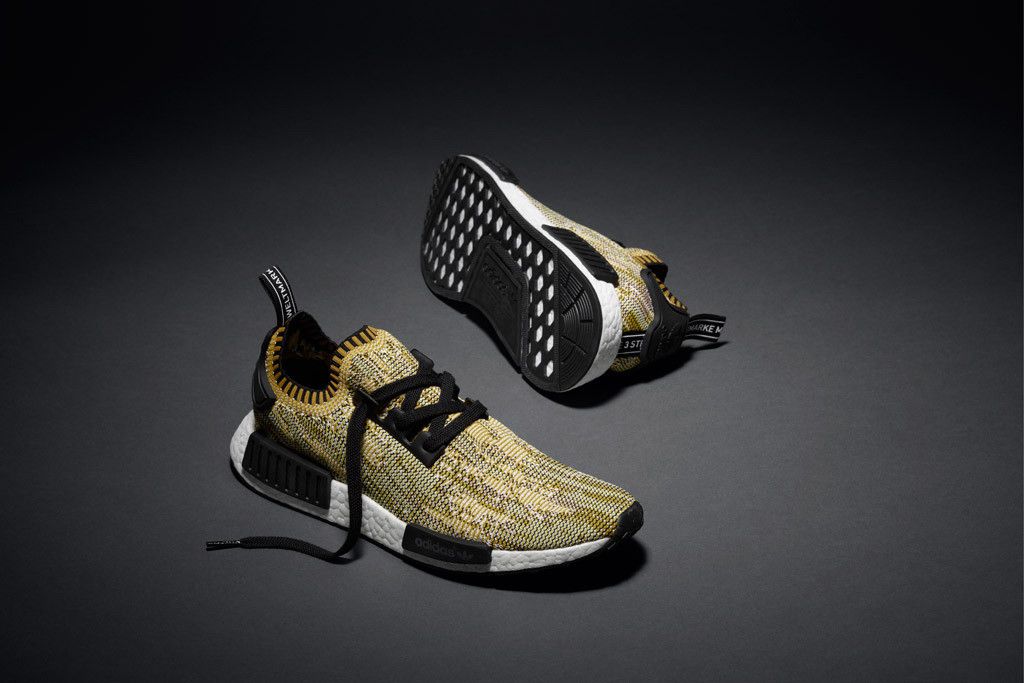 Adidas NMD R1 PK Yellow Camo US 9 Grailed