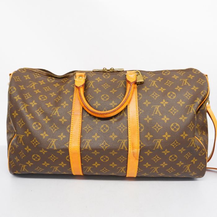 Auth Louis Vuitton Monogram Keepall 50 M41426 Men,Women,Unisex Boston Bag