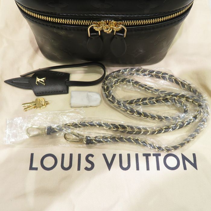 Louis Vuitton Black Monogram Ink Vanity PM Bag