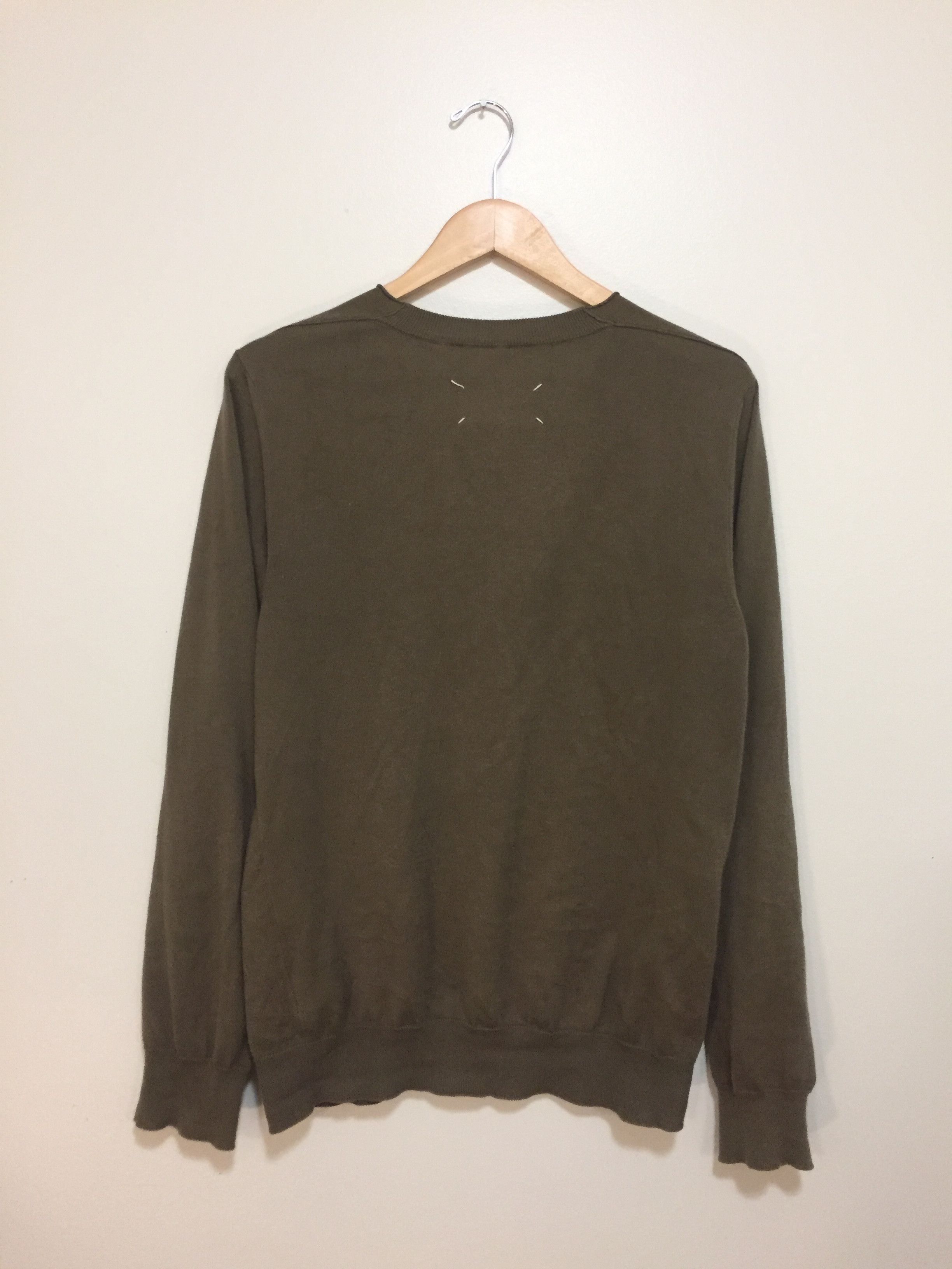 Maison Margiela Olive Green Sweater Size US M / EU 48-50 / 2 - 3 Thumbnail